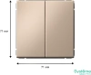 GAL001251 Systeme Electric Schneider Electric ArtGallery цвет песочный