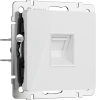 Розетка rj-45 Werkel акрил белый вкладная клемма (W1181041)
