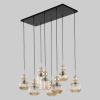 Подвесной светильник со стеклянными плафонами TK Lighting 11045 Sophia Cognac