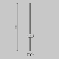 Светильник светодиодный Maytoni Light stick MOD237WL-L11BS3K