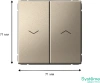 GAL000519 Systeme Electric Schneider Electric ArtGallery цвет шампань