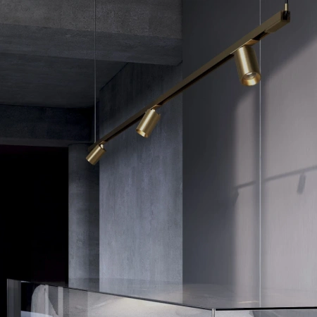 Brass Line Трековый светильник 10W 3000K латунь Elektrostandard 85525/01