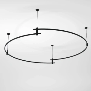 Esthetic Magnetic Шинопровод Round черный Ø1500 Elektrostandard 85217/00
