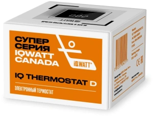 Терморегулятор IQ THERMOSTAT D black/white (CN1974)